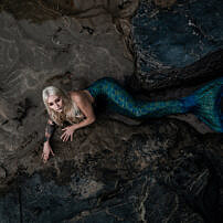 Mermaid Photoshoot In Cornwall, UK